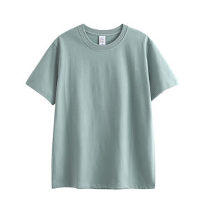 Venta al por mayor personalizado su logotipo de marca 100% algodón camiseta en blanco hombres camiseta lisa Casual hombres camisetas - Product Image 5