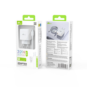 Chargeur MTC-03CC blanc GAN 3A Haute puissance Adaptateur secteur JP/EU/US/UK avec affichage numérique pour téléphone écouteurs - Product Image 1