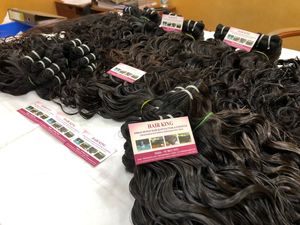 Extensions de cheveux Remy sans enchevêtrement prêtes à être expédiées personnalisables en fonction de l'épaisseur du volume de la couleur naturelle des cheveux - Product Image 4