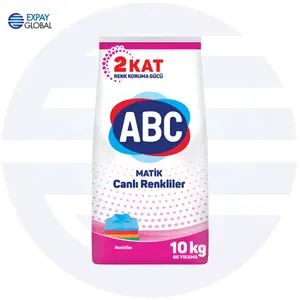 Abc pó detergente 10 kg cores brilhantes Automat todo o sortimento Pronto Estoque