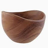 Cuenco de madera personalizado para servir restaurante de hotel en casa con atractiva forma superior igual para servir sopa, arroz, Comida comercial - Product Image 3