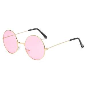 Vente directe d'usine, lunettes de soleil rondes colorées et tendance - Product Image 4