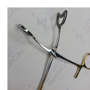 Pinzas de esponja de acero inoxidable instrumentos quirúrgicos abrazaderas hemostáticas médicas herramientas de ginecología suministro de hospital al por mayor - Product Image 3