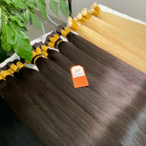 Venta al por mayor de cabello crudo vietnamita a granel extensiones de cabello humano 100% Virgen cutícula alineados extremos gruesos completos - Product Image 3