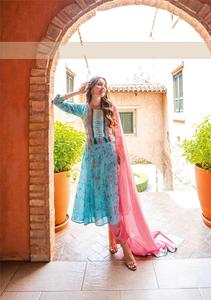 Traje de diseñador para mujer, corte Nayra, algodón puro con bordado de trabajo de hilo, colección de trajes confeccionados a mano - Product Image 6