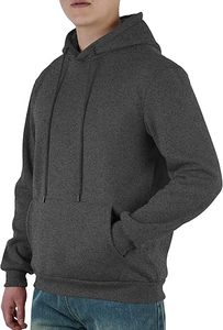 Alta calidad Regular Heavyweight Blank Fleece Hoodie Custom 400 Grams Cotton Blend Men Hoodie - Product Image 4