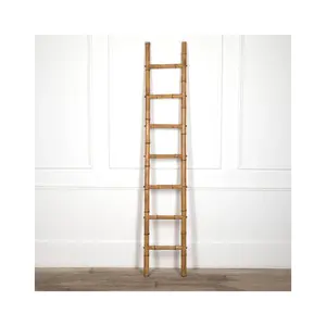 High Quality Bamboo Ladder Clothes Ladder Home Accessory Bamboo Blanket Ladder Vietnamese Supplier FBA Amazon