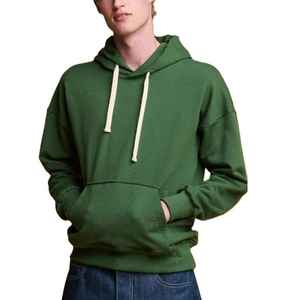 Sweat à capuche unisexe surdimensionné en molleton de coton 400g, anti-plis, épais, avec logo personnalisé multicolore, pour homme, à épaules tombantes - Product Image 4