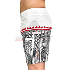 Pakistan Made Cheap Price Color Contrast Casual MMA <b>Shorts</b> High Quality Comfortable Quick Dry Elastic Waist for Men - Product Image 5