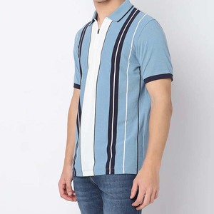 Fabricante personalizado hombres algodón tejido para Polo camiseta patrón sólido tejido personalizado logotipo rendimiento Casual diseño liso - Product Image 2