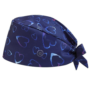 Gorro Quirúrgico de Enfermera con Logotipo Personalizado, Gorro de Médico de Algodón con Color Puro, Gorros Quirúrgicos para Mujer, Gorro de Trabajo Médico para Hospital - Product Image 1