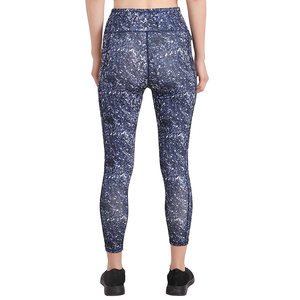 Sublimación personalizada, ropa de gimnasio para mujer, mallas deportivas, ropa activa, pantalones deportivos hasta la rodilla de alto desperdicio para mujer - Product Image 2