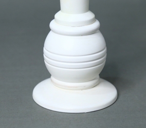 Forma personalizada hecha a mano Color blanco Pilar de madera Soporte de vela Mango Madera Bajo MOQ Fabricante venta directa de fábrica - Product Image 2