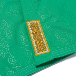 Kimono de Jiu-Jitsu Brasileño Verde Premium - Kimono BJJ de Tejido Perla de 450GSM con Bordado Personalizado y Costuras Reforzadas, Kimono BJJ - Product Image 4