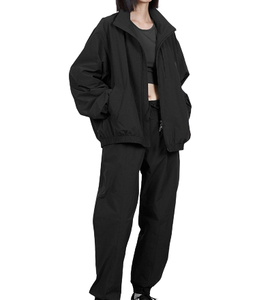 ชุดวอร์มกันลมแบบมีฮู้ด สกรีนโลโก้ตามสั่ง พิมพ์ลายแบบซับลิเมชั่น ทรงหลวม ไหล่ตก ชุดวอร์มยูนิเซ็กส์ สินค้ามาแรง - Product Image 1