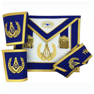 Prix de gros 100% coton sur mesure Meilleure vente Tablier maçonnique Tabliers maçonniques de haute qualité personnalisés - Product Image 1