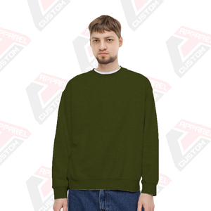 Premium Men's Winter Sweatshirt Polyester/Cotton <b>Blend</b> Fleece Ultra Soft Lined - Product Image 4