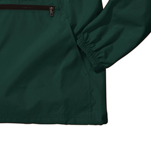 Hot Selling Custom LOGO <b>Pullover</b> Windbreaker <b>Jackets</b> Woven Fabric Hooded Collar Pattern Decoration for Winter Season - Product Image 4