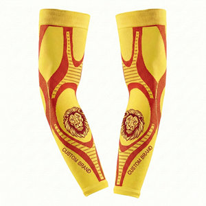 Manchons de compression tactiques personnalisés pour le sport, couleur de marque, design unique, respirants, protection UV, pour le basketball, la course à pied, le bras et le coude. - Product Image 6