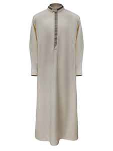 Venta al por mayor 2024 Jubba Caftan hombres Thobes alta calidad Dubai musulmán marroquí caftán islámico Abaya ropa árabe - Product Image 2