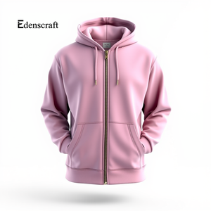 Edenscraft Bangladesh Sweat à capuche pour homme Haute qualité Durable Fermeture éclair Confortable Chaud Décontracté Streetwear Couleur Unie Hiver - Product Image 2