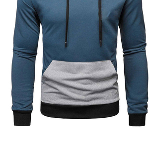 Sudadera con capucha de lana de peso pesado de invierno unisex para hombre, personalizada, de algodón y poliéster con logotipo de espuma bordado y teñido liso para estampado de hojaldre - Product Image 5
