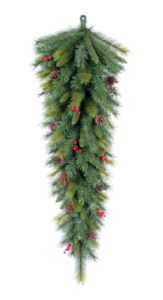 Artificial Christmas <b>Tree</b> Base Garland – Green & Snowy Pine Base Decoration with <b>LED</b> Lights 180/270/300cm - Product Image 4