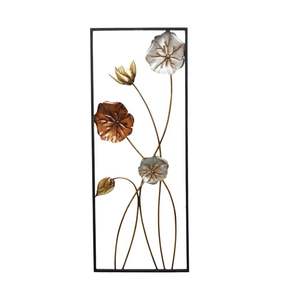 Art mural moderne de luxe en feuille de métal fabriqué à la main en fer Lotus classique nouveau décor à la maison pour un usage quotidien pour l'éclairage de la pièce - Product Image 1