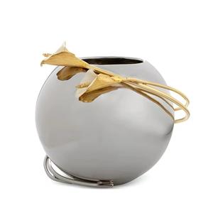 Vente chaude En Acier Inoxydable Moderne Vase À Fleurs Décor Intérieur Intérieur Vase À Fleurs En Métal Design De Luxe Vases À Fleurs Décoratifs - Product Image 4