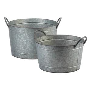 Floor Decoration Home Living Room <b>Desktop</b> Decoration Flower Pots Outdoor Indoor Planter Silver <b>Antique</b> Finishing Planter - Product Image 4