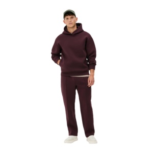 Ensemble de jogging personnalisé Ville Sports Winter Streetwear en molleton 300 GSM avec logo frontal, sweat à capuche 100% coton à séchage rapide pour homme - Product Image 1