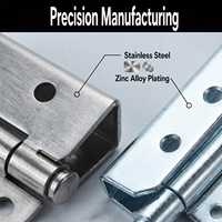 CL237 Stainless Steel Cabinet Hinge Detachable Barrel Hinge 2.5mm with Retaining Ring for Cabinet Door Metal Box Hardware