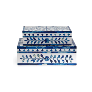 Venta caliente bonito estilo diseño madre perla caja fregona incrustaciones rectángulo artesanía al por mayor de Vietnam para cosas de almacenamiento - Product Image 3