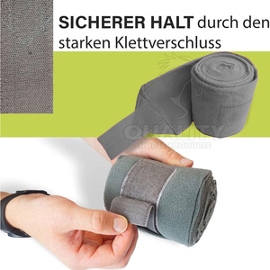 Bandages de cheval réglables pour la performance et la récupération Bandages de cheval en coton et néoprène doux - Product Image 6