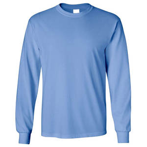 <b>Men's</b> Custom Printed Crew Neck Sweatshirts <b>Long</b> <b>Sleeve</b> Slim Fit Private Label <b>T</b>-<b>Shirts</b> - Product Image 4