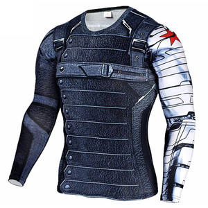 เสื้อกีฬาแขนยาวพิมพ์ลายแบบซับลิเมชันสำหรับผู้ชายอุปกรณ์ป้องกันผื่นสำหรับใส่เล่นกีฬาสินค้าออกใหม่2024ตามสั่ง - Product Image 1