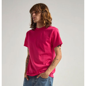 Camiseta unisex de manga corta con estampado de logotipo de alta calidad, camiseta personalizada Unisex personalizado con estampado de algodón orgánico 100% - Product Image 4