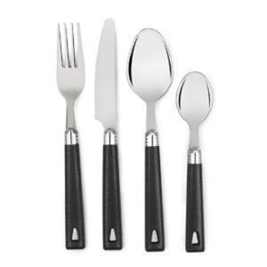 Juegos de cubiertos con acabado de cobre decorativo de mesa con mango de mármol con mango de Metal para restaurantes de lujo utensilios de cocina - Product Image 6