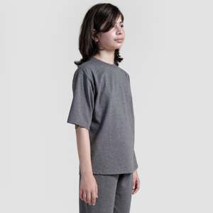 Chemise en velours côtelé simple et tendance GA en gris anthracite - Product Image 5