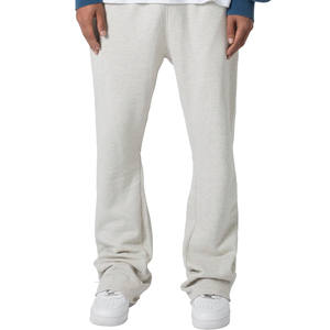 Nouveau pantalon évasé de couleur personnalisée Streetwear pantalon de survêtement évasé respirant de bonne qualité avec cordon de serrage à la taille pour hommes - Product Image 1