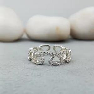 100% satisfacción garantizada anillo de bodas de compromiso solitario personalizable 14K 18K oro 925 anillo de plata esterlina para regalo - Product Image 1