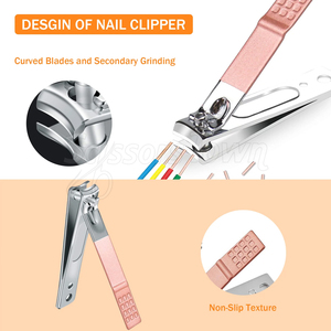 Kit de manicura de acero inoxidable con logotipo personalizado Herramientas duraderas para el cuidado de las uñas y las necesidades de aseo - Product Image 4