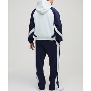 Conjunto Deportivo de Felpa de Algodón para Hombre, Sudadera con Capucha y Pantalones Jogger, Ropa Deportiva Personalizada para Correr - Product Image 2