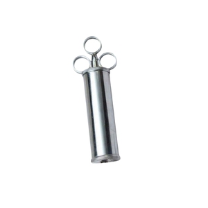 Seringue chirurgicale pour oreilles en acier inoxydable durable et réutilisable de qualité supérieure, DEBONAIRII, pour chats, chiens, instruments vétérinaires - Product Image 3