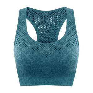 Soutien-gorge de sport de haute qualité pour femmes respirant pour une utilisation en extérieur avec logo avant en stock à vendre - Product Image 1