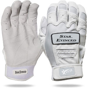 Vente en gros de gants de frappeur de baseball de qualité supérieure pour hommes design personnalisable en cuir respirant et durable pour l'entraînement sportif - Product Image 3