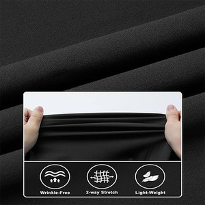 Short de golf en nylon personnalisé de 7 pouces pour hommes, décontracté, taille élastique, respirant, léger, lavé, décoration, utilisation en salle de gym, service OEM - Product Image 6