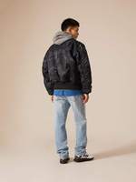 Blouson aviateur noir personnalisé de qualité supérieure pour hommes logo personnalisé vente en gros de vêtements Blouson aviateur de travail décontracté pour unisexe