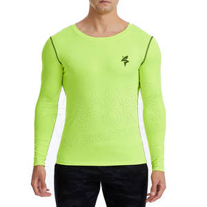 Venta caliente tamaño personalizado hombres Rash Guard pesca Camisa cómoda transpirable compresión Fitness en blanco Anti-UV UPF50 características - Product Image 1
