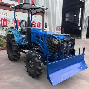<span class=keywords><strong>Tractor</strong></span> Diésel 4x4 de <span class=keywords><strong>50</strong></span> <span class=keywords><strong>CV</strong></span> con Cuchilla Topadora Delantera para Trabajos Agrícolas y Nivelación de Terrenos - Product Image 2